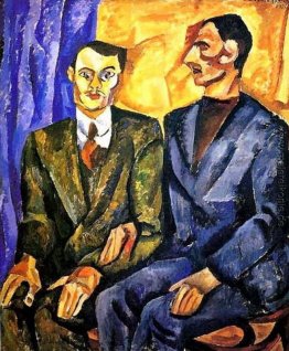 Porträt von P. DeNike (Yuriev) und A. Pokrowski