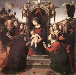 Mystische Vermählung der heiligen Katharina von Alexandria