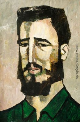 Porträt von Fidel Castro