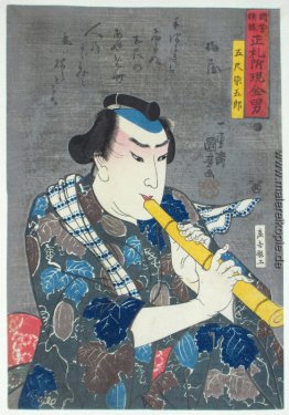 Shakuhachi-Spieler