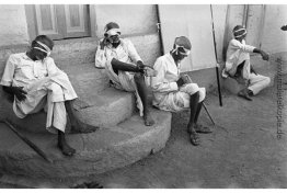 Vier Blinden, Bhavnagar, Gujarat