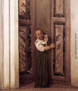 Mädchen in der Tür