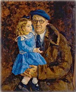 Selbstporträt mit seiner Enkelin