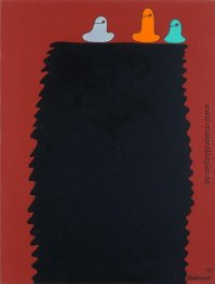 Drei Farben auf der Oberseite