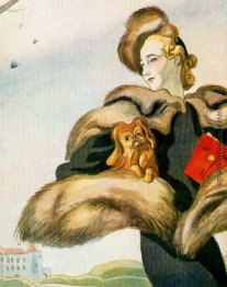 Zeichnen für Modezeitschrift 'Elegance'