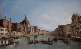 Der Oberlauf des Canal Grande mit S. Simeone Piccolo