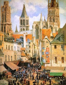 Der alte Markt in Rouen