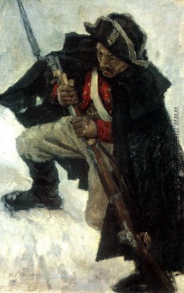 Soldat mit Gewehr