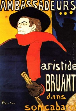 Ambassadeurs Aristide Bruant in seinem Kabarett