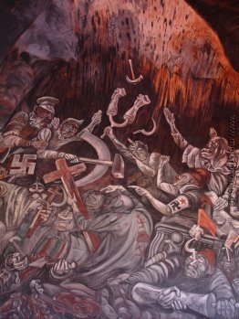 Die Clowns of War Streiten in der Hölle