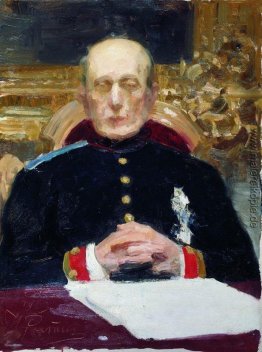 Porträt von Konstantin Petrovich Pobedonostsev