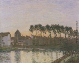 Sonnenuntergang bei Moret