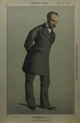 Karikatur von Sir Charles Wentworth Dilke, 2. Baronet PC