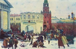 Der Eintritt in den Kreml durch die Trinity Tore 2 (15) November
