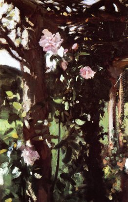 Ein Rosen-Gitter (Roses in Oxfordshire)