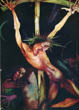 Kreuzigung und die Selbstporträt mit Inge neben dem Kreuz
