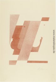 Drei vertikale Profile, Ein nach rechts weisenden (Drei Profil i