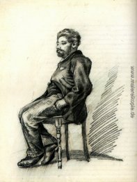 Sitzender Mann mit Bart Sitzender Mann mit Bart