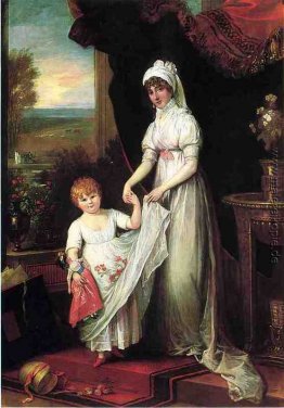 Mrs. Thomas Keyes und ihre Tochter