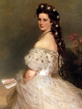 Kaiserin Elisabeth von Österreich in Tanzenkleid
