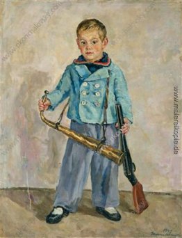 Junge mit einem Rohr (Andron Mikhalkov)