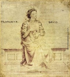 König David Playin ein Psaltery