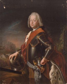 Porträt von Christian August, Prinz von Anhalt Zerbst, Vater von