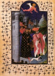 Die Abfahrt von Jean de France (1340-1416) Herzog von Berry