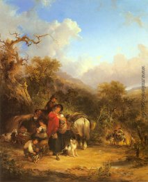 Eine Erholung am Straßenrand Eine Erholung am Straßenrand