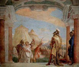 Eurybates und Talthybios Blei Briseis zu Agamemmon