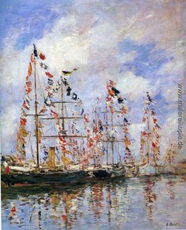 Segelschiffe in Deauville
