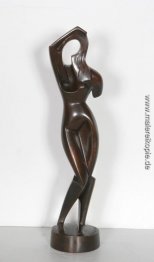 Frau, die ihr Haar Frau, die ihr Haar