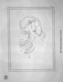 Bacchante führenden einen Spiegel