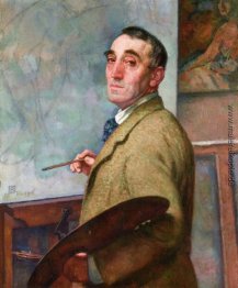 Selbstporträt mit Palette Selbstporträt mit Palette