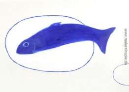 Fischstillleben Blau