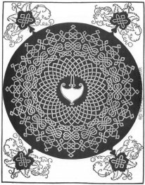 Muster aus der Serie von sechs Knoten