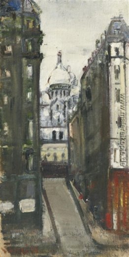 Sehen Sie auf Sacré-Coeur, Montmartre