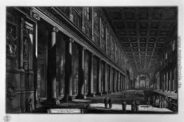 Blick auf die Basilika von St. Maria Maggiore und die zwei Fabri