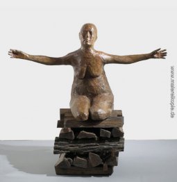 Frau auf Pyre Frau auf Pyre