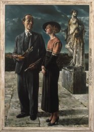 Selbstbildnis mit Wilma van der Meulen