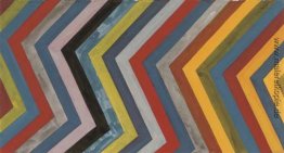 Unregelmäßige Bänder mit Farben überlagert