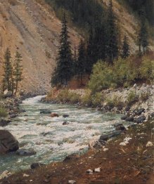 Gebirgsstrom in Kaschmir Gebirgsstrom in Kaschmir