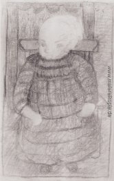 Sitzenden Kindes in einem Sessel Sitzenden Kindes in einem Sessel