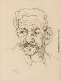 Mann mit einem Schnurrbart Mann mit einem Schnurrbart