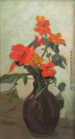 Edelweiss in Brown Vase