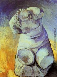 Gips-Statuette eines weiblichen Torsos Gips-Statuette eines weiblichen Torsos