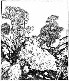 Gawain kommt zu dem Grün Chapel Gawain kommt zu dem Grün Chapel