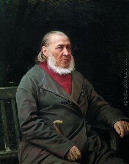 Porträt von Sergei Aksakov Timofeevich