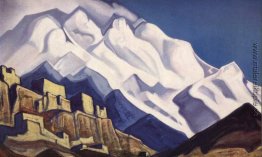 Tibet. Kloster in den Bergen. (Rakaposhi)