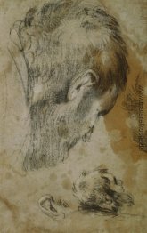 Zwei Studien des Kopfes eines bärtigen Mannes Zwei Studien des Kopfes eines bärtigen Mannes